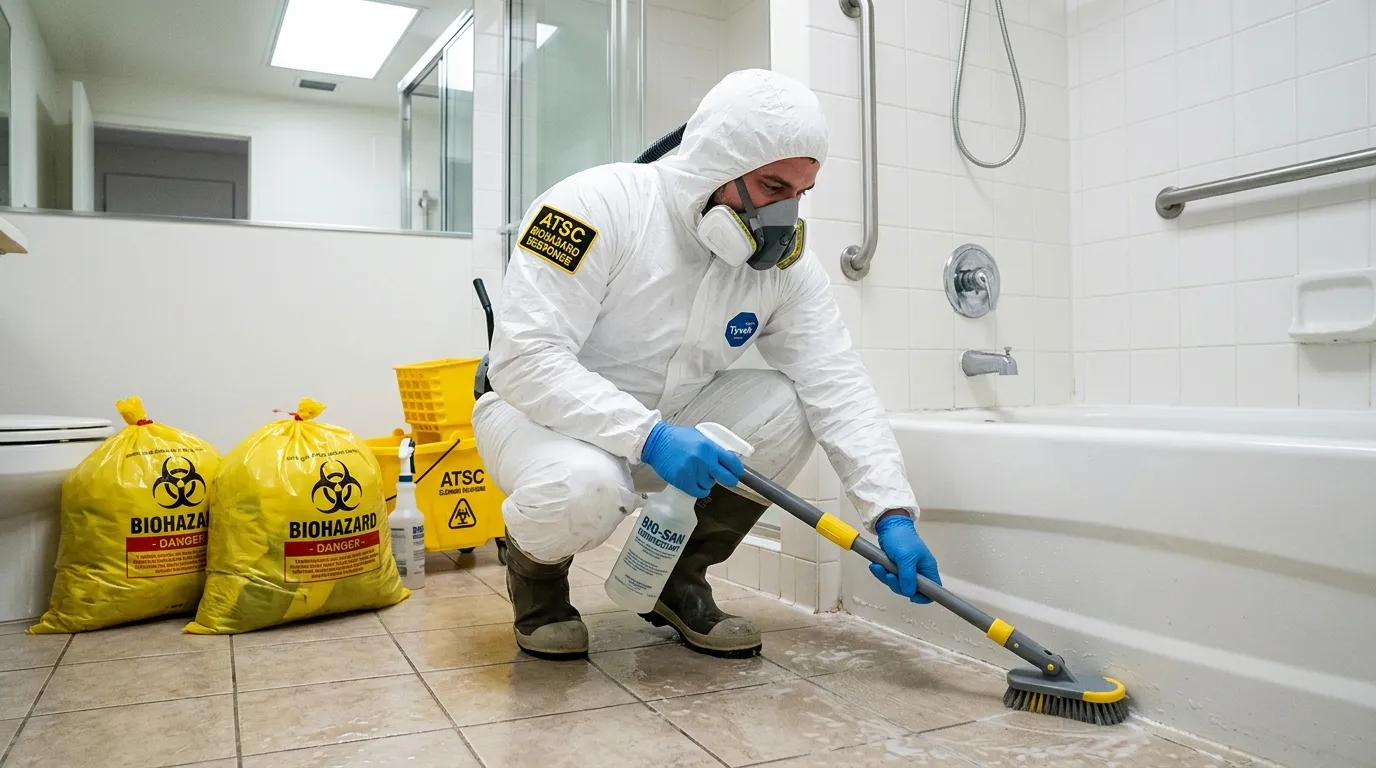 Decontamination equipment deployed for Blood Cleanup in Kaser